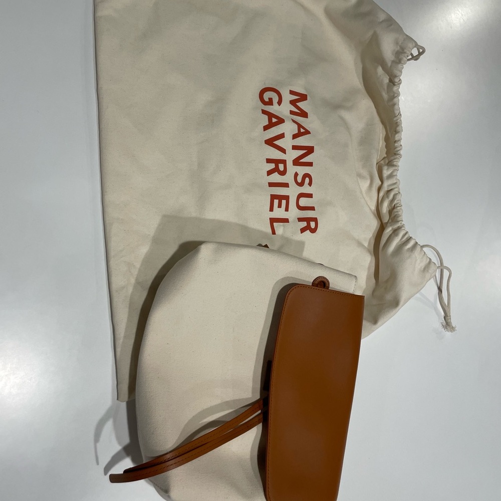 Mansur Gavriel Soft Lady Woven Leather-Trim Bag - NWT & dust bag